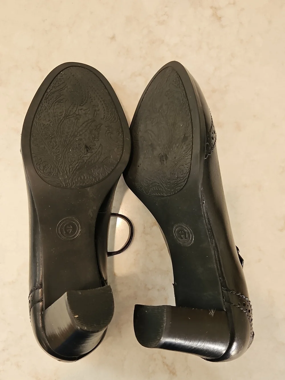 Black Etienne Aigner Mary Janes ~ Size 7M